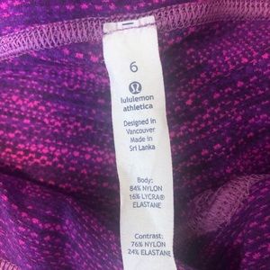 Lululemon purple pants